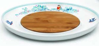 Sýrový talíř DÁMA S RŮŽEMI - Korkmaz