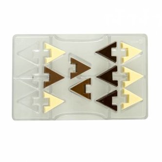 Forma na čokoládu 3D - trojúhelník - Decora
