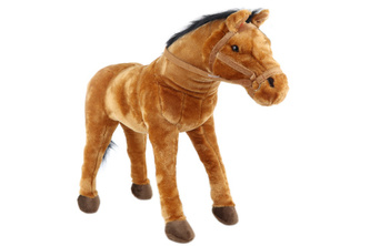 Plyš Kůň zvukový  nosnost 100 kg