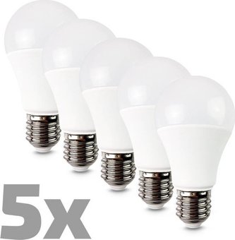 Ecolux LED žárovka 12W E27 teplá bílá 5ks