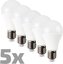 Ecolux LED žárovka 12W E27 teplá bílá 5ks