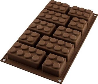 Silikonová forma na pečení lego kostky - Silikomart Silikonová forma na pečení lego kostky - Silikomart