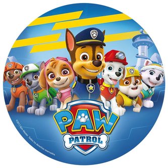 Jedlý papír Paw patrol - tlapková patrola všichni přátelé 20cm - Dekora Jedlý papír Paw patrol - tlapková patrola všichni přátelé 20cm - Dekora