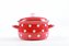Smaltovaný hrnec Bílý puntík Sfinx, průměr 18 cm, objem 2,8 l - Belis