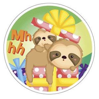 Jedlý papír lenochod a dárky - Modecor