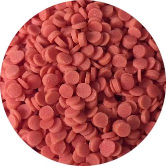 Cukrové konfety červené 3mm 70g - Scrumptious