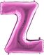 Nafukovací balónek písmeno Z růžové 102 cm - Grabo