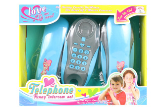 Telefony šedo-modré Telefony šedo-modré