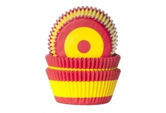 Košíček na muffiny vlajka Španělsko 50ks