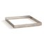 Nerezová forma na pečení čtverec 7x7x3,5cm Microforata perforovaná - Decora