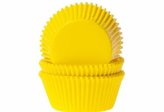 Košíček na muffiny papírový žlutý 50ks