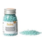 Cukrové zdobení perličky 4mm modré 100g - Decora