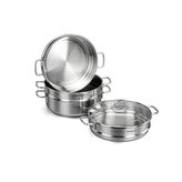Nerezový napařovací hrnec 28cm set - Korkmaz