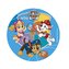 Fondánový papír paw patrol basketbal 15,5cm - Dekora