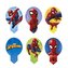 Jedlý papír zápich na muffiny Spiderman 10ks, 6,5 x 4 cm - Dekora