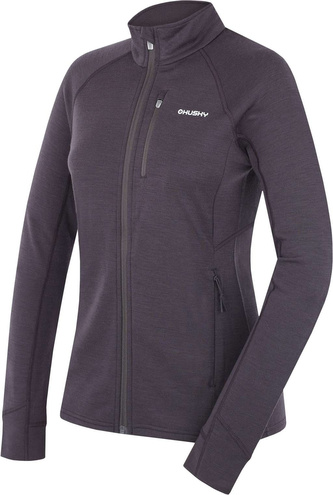 Dámská mikina z merino vlny Alou L graphite - XXL Dámská mikina z merino vlny Alou L graphite - XXL