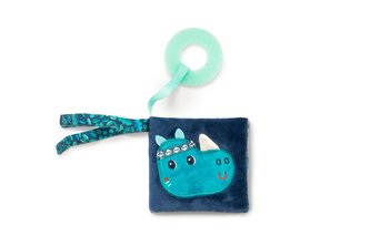 Lilliputiens - nosorožec Marius - textilní knížka s kousátkem