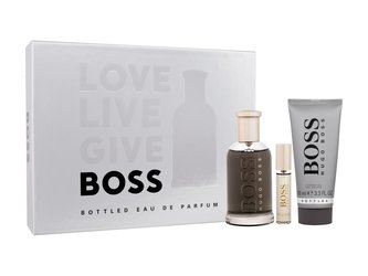 HUGO BOSS Boss Bottled parfémovaná voda 100 ml + parfémovaná voda 10 ml + sprchový gel 100 ml