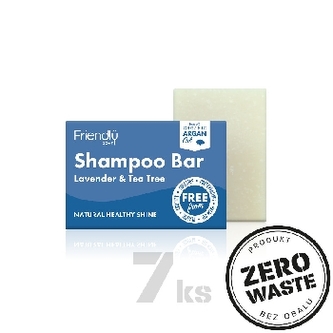 Friendly Soap přírodní mýdlo na vlasy levandule a tea tree 7ks zero waste balení