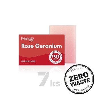 Friendly Soap přírodní mýdlo pelargonie 7ks zero waste balení