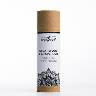 Your Nature Tuhý deodorant Cedrové dřevo a Grapefruit 70 g