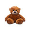 Plyšový medvěd sedící Bonnie hnědý 23 cm