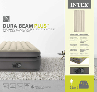 Nafukovací postel Dura-Beam Twin Comfort Elevated