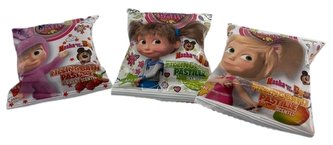 Šumivá tableta do vany Máša a medvěd s vůní rybízu, limetky a manga Šumivá tableta do vany Máša a medvěd s vůní rybízu, limetky a manga