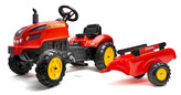 Traktor šlapací Xtractor červený