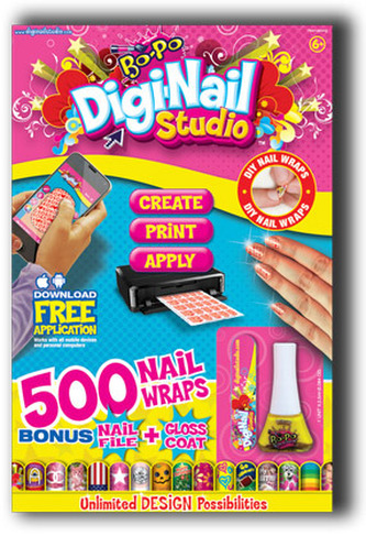 BO - PO digi Nails studio se samolepkami