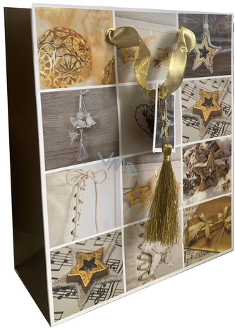 Dárková taška Vánoční Luxus A5