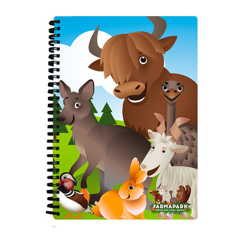 Sešit 3D Farmapark Zvířátka