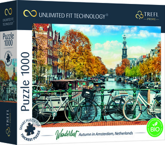 Puzzle prémiové Podzim v Amsterodamu Holandsko 1000 dílků