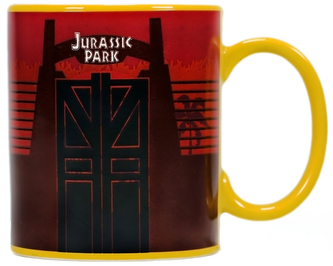 Proměňovací hrnek Jurassic Park|Jurský park: Gates (Objem 400 ml)