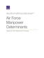Air Force Manpower Determinants