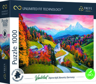 Puzzle Na úpatí Alp 1000 dílků