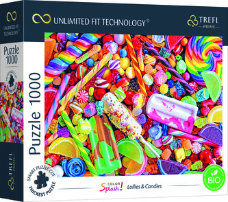 Puzzle Lízátka a cukrovinky 1000 dílků