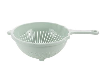 Praktyczna cedník s úchytem 21 cm mátový