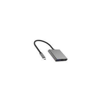 PremiumCord Adaptér USB-C na HDMI + USB3.0 + PD, rozlišení 4K a FULL HD 1080p