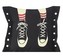 Polštář BOOTS černá 40x40 cm  Mybesthome