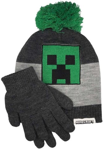Dětský zimní set Minecraft: Creeper (univerzální) Dětský zimní set Minecraft: Creeper (univerzální)