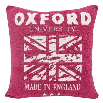 Polštář OXFORD 45x45cm žinylka/gobelín růžová Mybesthome