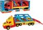 Super Truck z autkami sportowymi