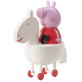 Dekorace na dort - Prasátko Peppa a stromky 7 cm