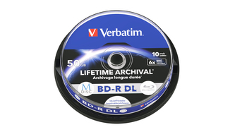VERBATIM M-DISC BD-R DL 50GB, 6x, printable, spindle 10 ks