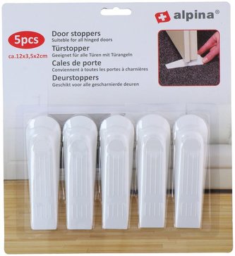 ZARÁŽKA DVĚŘÍ 5KS 12X3,5X2CM ALPINA