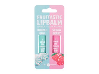 2K Fruitastic balzám na rty 4,2 g + balzám na rty 4,2 g Strawberry