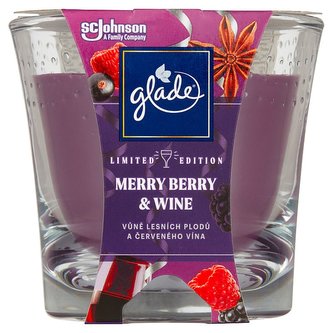 Glade Vonná svíčka limitovaná edice Merry Berry & Winne 129 g unisex