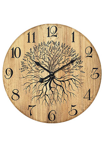 Hodiny nástěnné MDF, 34cm