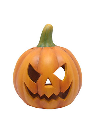 Dýně, dekorace z terakoty na čajovou svíčku